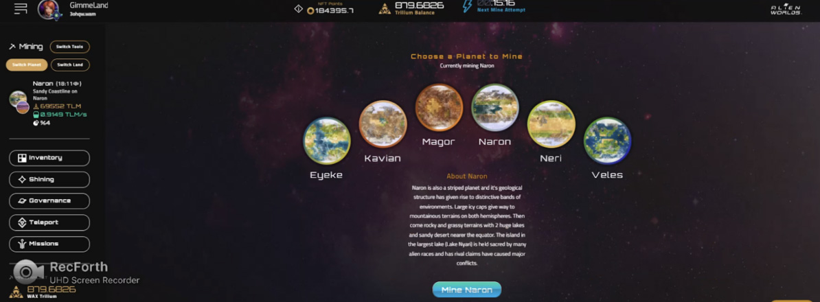 Alien Worlds Space Missions